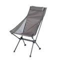 Portable Foldable Moon Camping Chair with Aluminum Frame 150kg Capacity