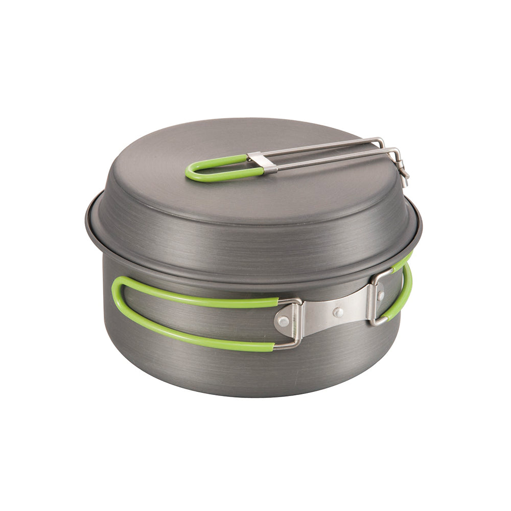 Portable Aluminum Camping Cookware Set with Frying Pan for Hiking Picnic Outdoor Cooking