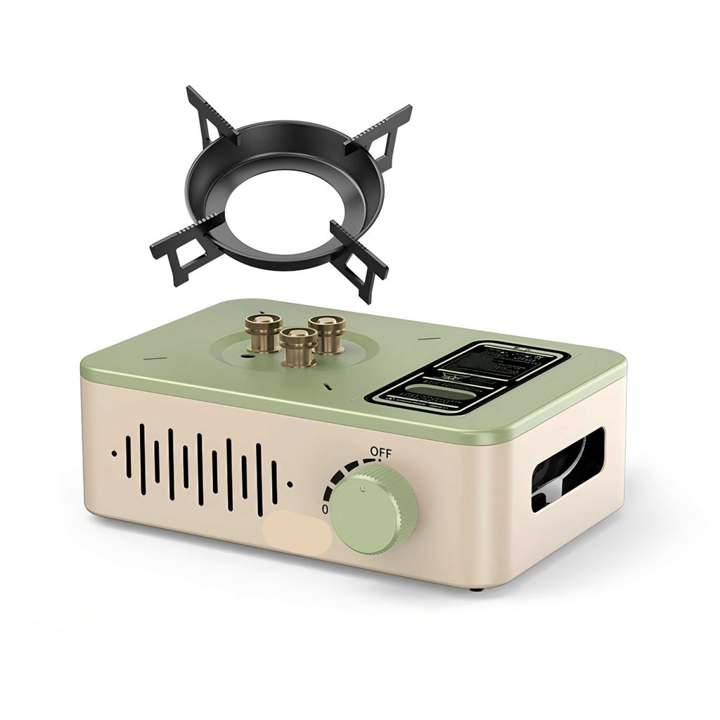 Portable 3200W Butane Camping Stove with Ignition for Travel Picnic and Hiking
