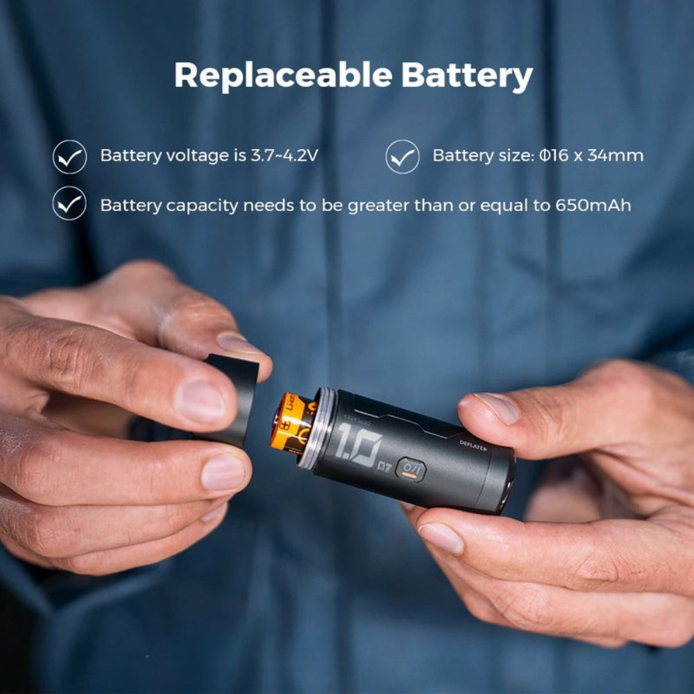Portable Rechargeable Camping Air Pump with 6 Nozzles for Air Mats and Outdoor Gear