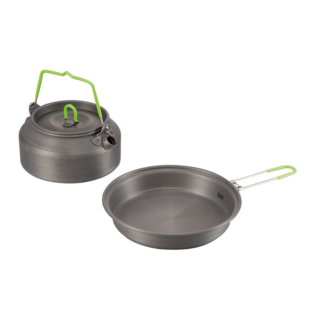 Portable Aluminum Camping Cookware Set with Frying Pan for Hiking Picnic Outdoor Cooking