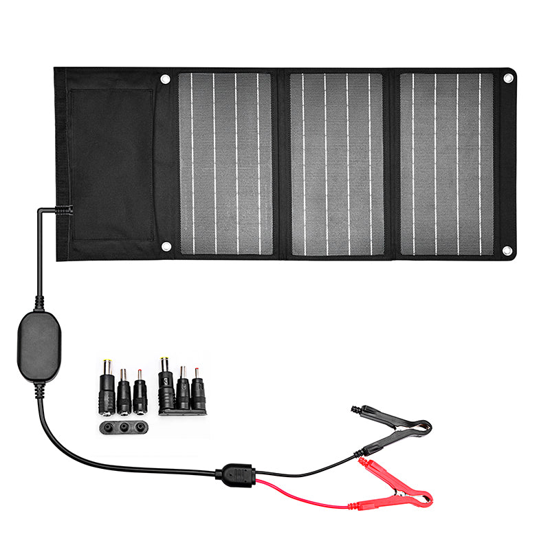 Portable Solar Power Station 150W Rechargeable Lithium Battery with Foldable Solar Panel