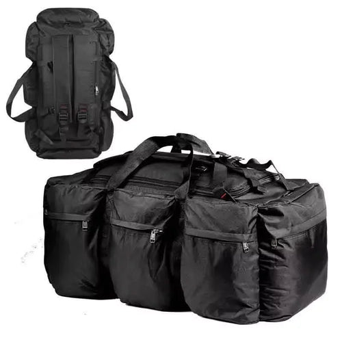 100L Waterproof Tactical Duffel Backpack Large Capacity Travel Hiking Camping Bag